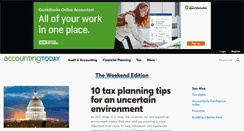 Desktop Screenshot of accountingtoday.com
